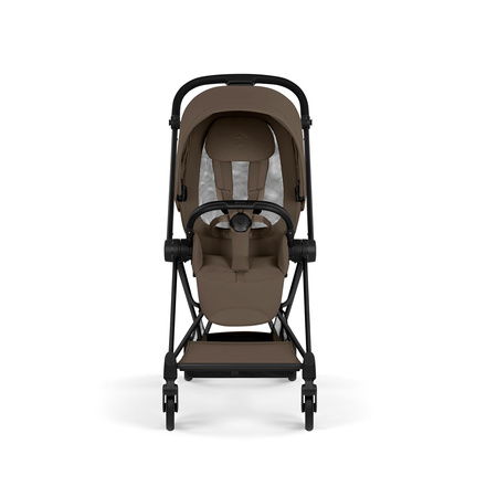 Cybex Mios 4.0 Style Matt Black Coconut Brown zestaw 3w1 z fotelikiem Cloud T i-Size