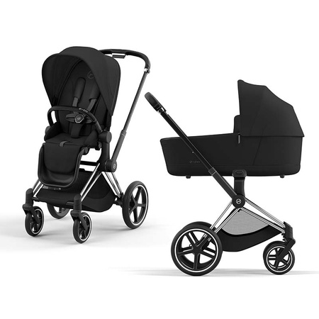 Cybex Priam 4.0 Chrome Black Sepia Black wózek 2w1 głęboko-spacerowy