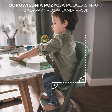 Kinderkraft Livy krzesełko do karmienia z bujeczkiem Calmee