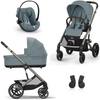 Cybex Balios S Lux 2.0 Stormy Blue zestaw 3w1 z fotelikiem Cloud G Plus