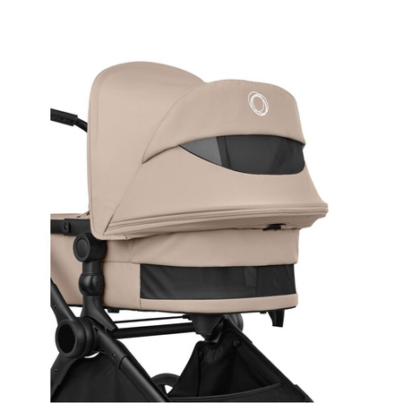 Bugaboo Cub Komplet Black/Desert Taupe wózek 2w1 głęboko-spacerowy