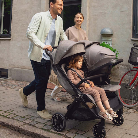 Nuna trvl dubl Caviar wózek bliźniczy