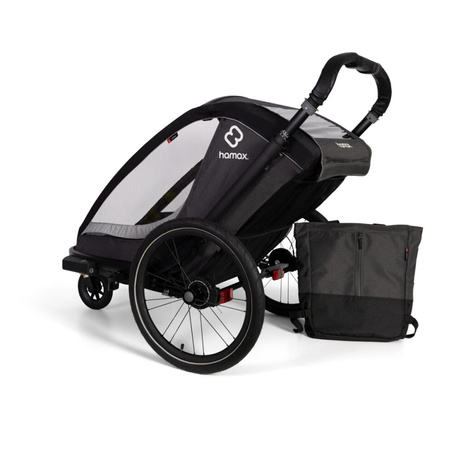 Hamax Cocoon One przyczepka rowerowa z zestawem do biegania