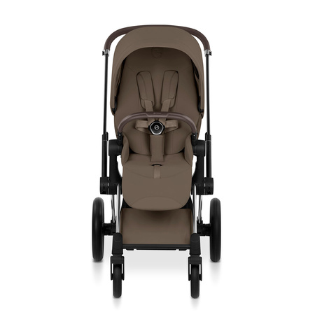 Cybex Priam 5.0 Chrome Brown Coconut Brown zestaw 3w1 z fotelikiem Cloud T i-Size