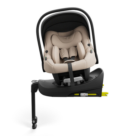 Kinderkraft I-LIte Beżowy fotelik samochodowy z bazą Endura Safe FX40-87 cm