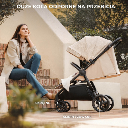 Kinderkraft Mitzy Bizuu Whisper Dune wózek spacerowy