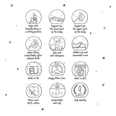 Ceba Baby Cebuszka HUGGY Basic Jersey Chamomile