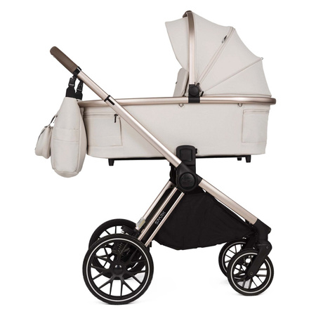 Adamex Spark Champagne wózek 2w1 głęboko-spacerowy
