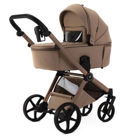 Adamex Alfa Natura Camel wózek 2w1 głęboko-spacerowy