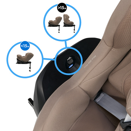 Maxi Cosi Mica 360 Plus Authentic Truffle fotelik samochodowy 61-105 cm