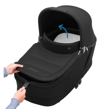 Maxi Cosi Oxford+ Twillic Black zestaw 3w1 z fotelikiem Pebble 360 Pro2