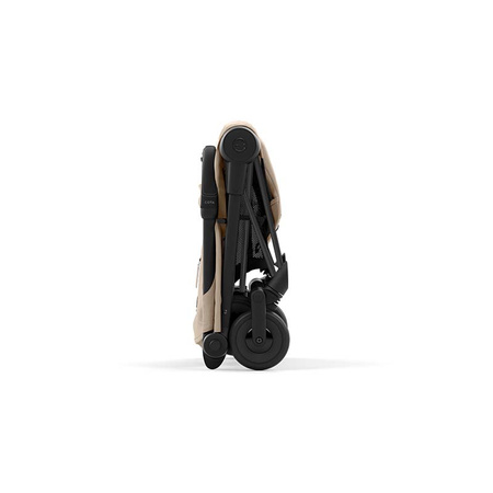 Cybex Coya Matt Black Cozy Beige wózek spacerowy