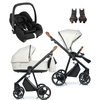 Roan IVI 2.0 Pearl Shell zestaw 3 w 1 z fotelikiem Maxi Cosi Cabriofix