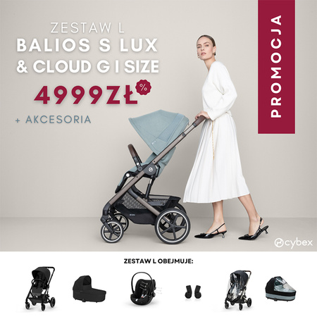 Cybex Balios S Zestaw L Stormy Blue