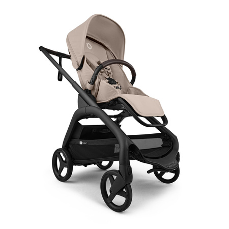 Bugaboo Dragonfly Plus Komplet Black/Desert Taupe wózek 2w1 głęboko-spacerowy