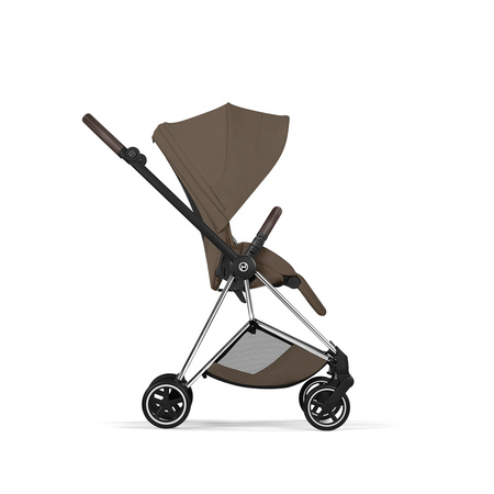 Cybex Mios 4.0 Style Chrome Brown Coconut Brown zestaw 3w1 z fotelikiem Cloud T i-Size