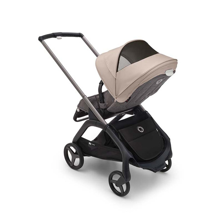 Bugaboo Dragonfly wózek spacerowy rama Graphite/Grey Melange-Desert Taupe