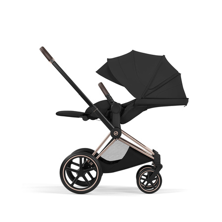 Cybex Priam 5.0 Rosegold Sepia Black zestaw 3w1 z fotelikiem Cloud T i-Size