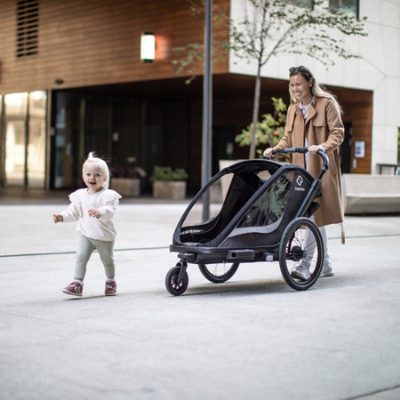 Hamax Cocoon One przyczepka rowerowa z zestawem do biegania