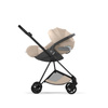 Cybex Mios 4.0 Style Matt Black Cozy Beige zestaw 3w1 z fotelikiem Cloud T i-Size