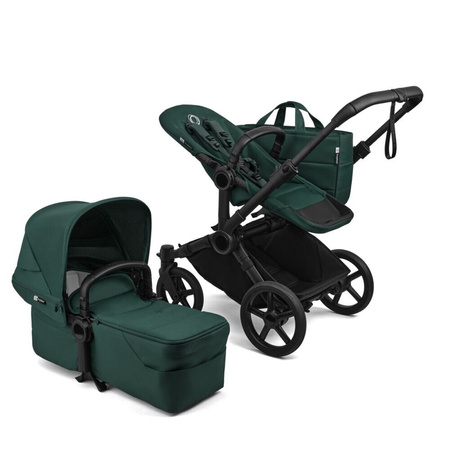 Bugaboo Donkey6 Komplet Mono Black/Fern Green wózek 2w1 głęboko-spacerowy