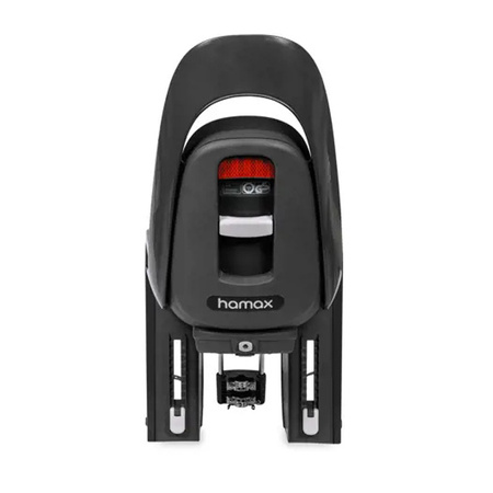 Hamax Caress Dark Grey/Red fotelik rowerowy montowany na ramie