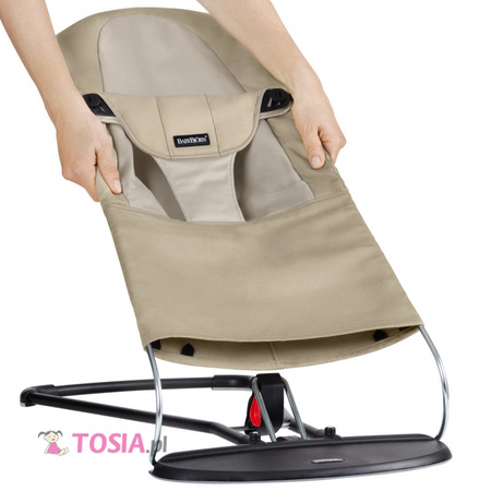 BabyBjorn leżaczek Balance Soft Cotton / Jersey Szary / Szary