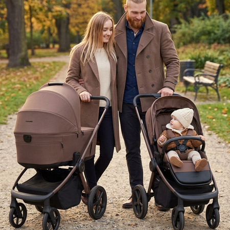 Muuvo Fold Classic Black wózek 2w1 (głęboko-spacerowy)