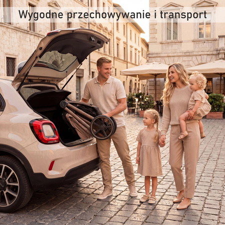 Adamex Como Chocolate Fango wózek 2w1 głęboko-spacerowy