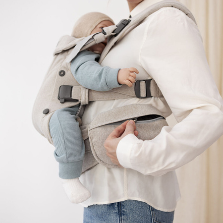 BabyBjorn Saszetka do nosidełka Woven Melange Jasny Beż