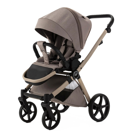 Adamex Alfa Natura Cappuccino wózek 2w1 głęboko-spacerowy