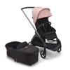 Bugaboo Dragonfly wózek 2w1 głęboko-spacerowy rama Graphite/Midnight Black-Morning Pink