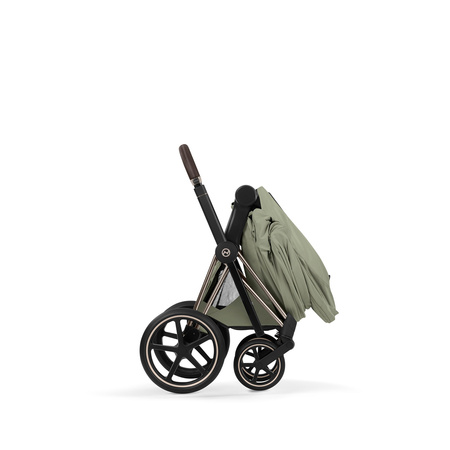 Cybex Priam 5.0 Champagne Gold Sage Green wózek 2w1 głęboko-spacerowy