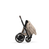 Cybex e-Priam 5.0 Champagne Gold Cozy Beige wózek 2w1 głęboko-spacerowy