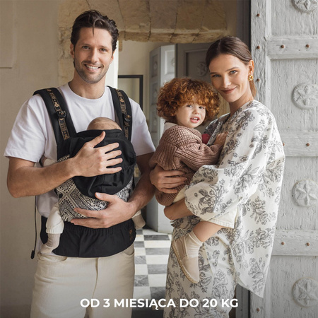 Kinderkraft Nosidełko ergonomiczna Hyggy Bizuu Lunar Black