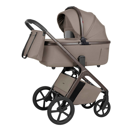 Carrello Vector F CRL-6700 Flannel Beige wózek dziecięcy 2w1 ze składaną gondolą