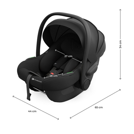 Kinderkraft I-LIte Czarny fotelik samochodowy 40-87 cm