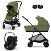 Cybex Melio 2025 Moss Green zestaw 3w1 z fotelikiem Cybex Cloud G i-Size