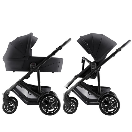 Britax Romer Smile 5Z Style Carbon Black zestaw 4w1 z fotelikiem Baby-Safe Pro Carbon Black i bazą Vario 5Z