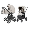 Carrello Ultra F Milk Grey wózek dziecięcy 2w1 ze składaną gondolą