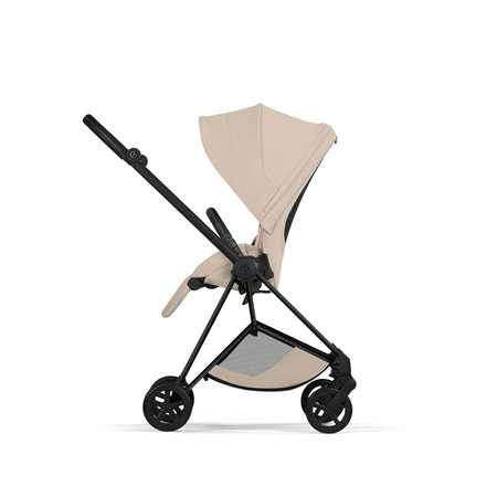 Cybex Mios 4.0 Style Matt Black Cozy Beige wózek 2w1 głęboko-spacerowy