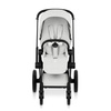 Cybex Priam 5.0 Matt Black Off White wózek 2w1 głęboko-spacerowy