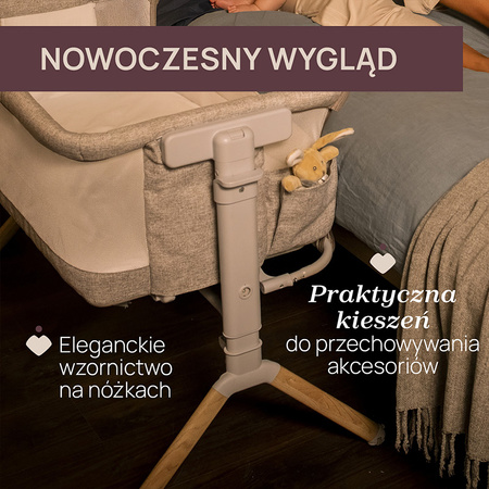 Chicco Next2Me Armonia MotherPearl łóżeczko dostawne 2w1