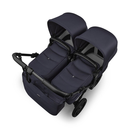 Bugaboo Donkey6 Twin Black/Deep Indigo wózek 2w1 dla bliźniąt