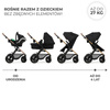 Kinderkraft Moov 2 Air Pure Black wózek 3w1 głęboko-spacerowy z fotelikiem Mink