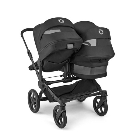Bugaboo Donkey6 Duo Black/Heritage Black wózek 2w1 dla dwójki dzieci w różnym wieku