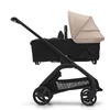 Bugaboo Dragonfly wózek 2w1 głęboko-spacerowy rama Black/Midnight Black-Desert Taupe