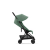Cybex Coya Matt Black Leaf Green wózek spacerowy