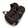 Bugaboo Donkey 6 Twin Black/Cocoa Brown wózek 2w1 dla bliźniąt
