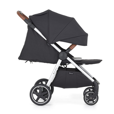 Petite&Mars Royal 3 Perfect Black stelaż Silver wózek spacerowy